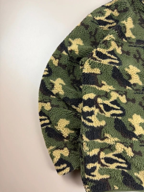 Ed Hardy Archive "Dragon & Roses" Sherpa Fleece - Camouflage