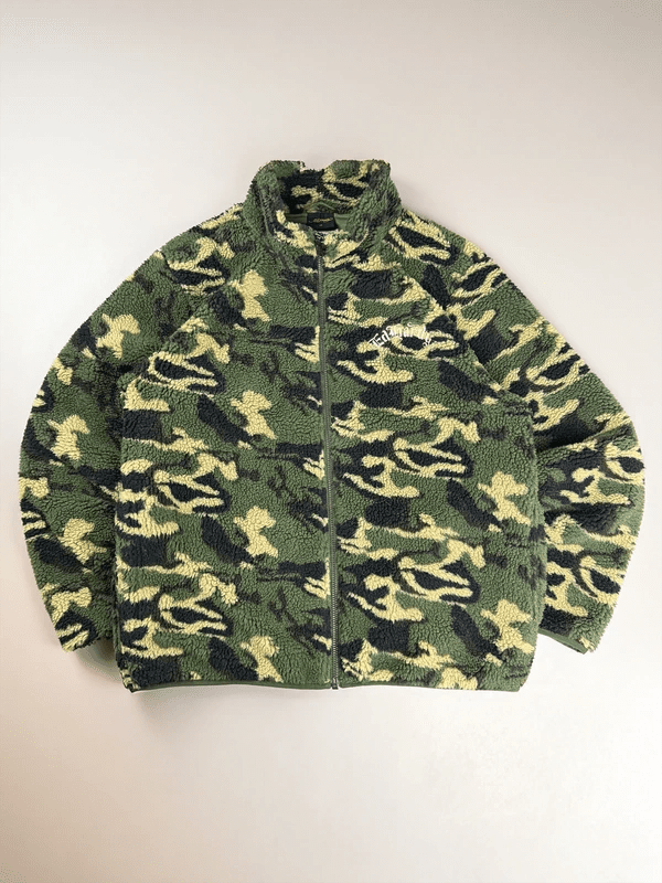 Ed Hardy Archive "Dragon & Roses" Sherpa Fleece - Camouflage
