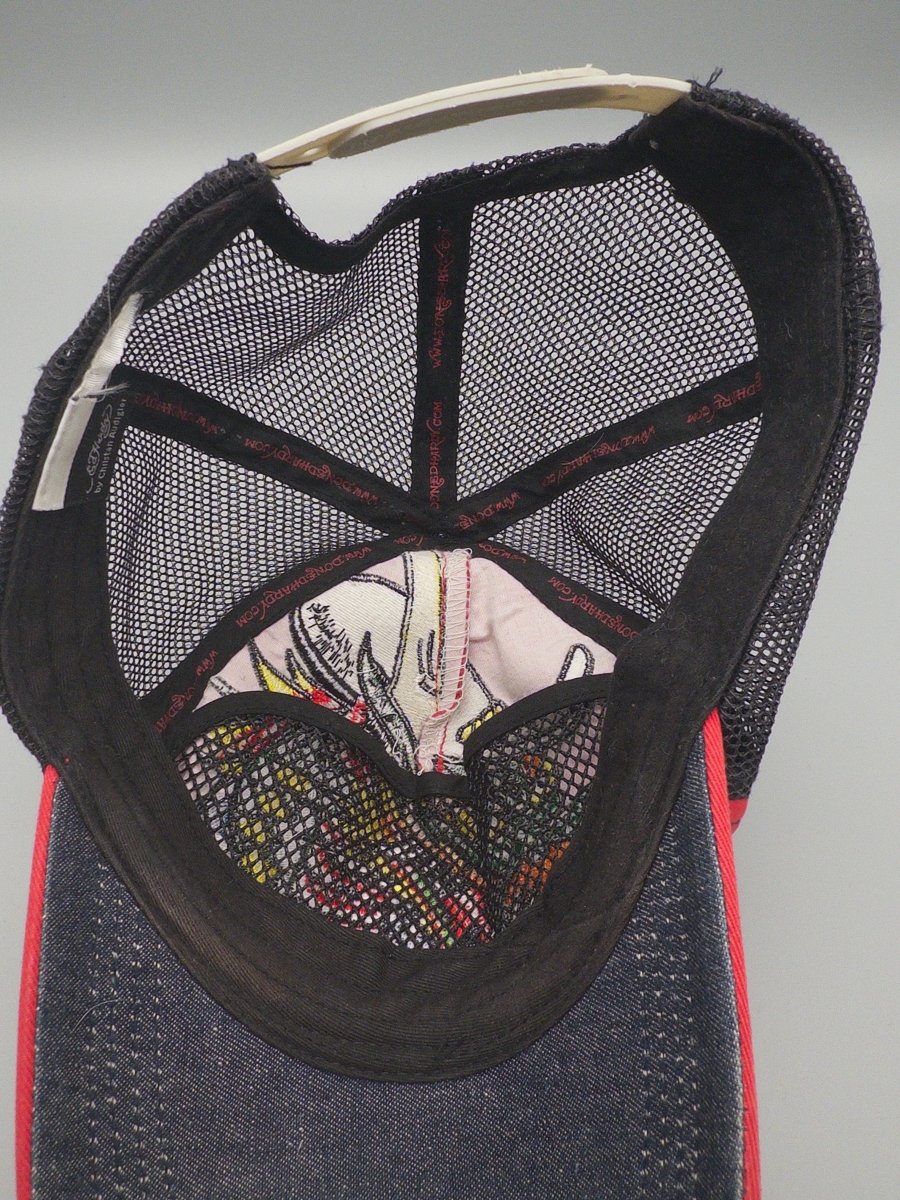 Ed Hardy Archive "Dragon" Trucker Cap - Red Y2K Tattoo Art - Past Pieces