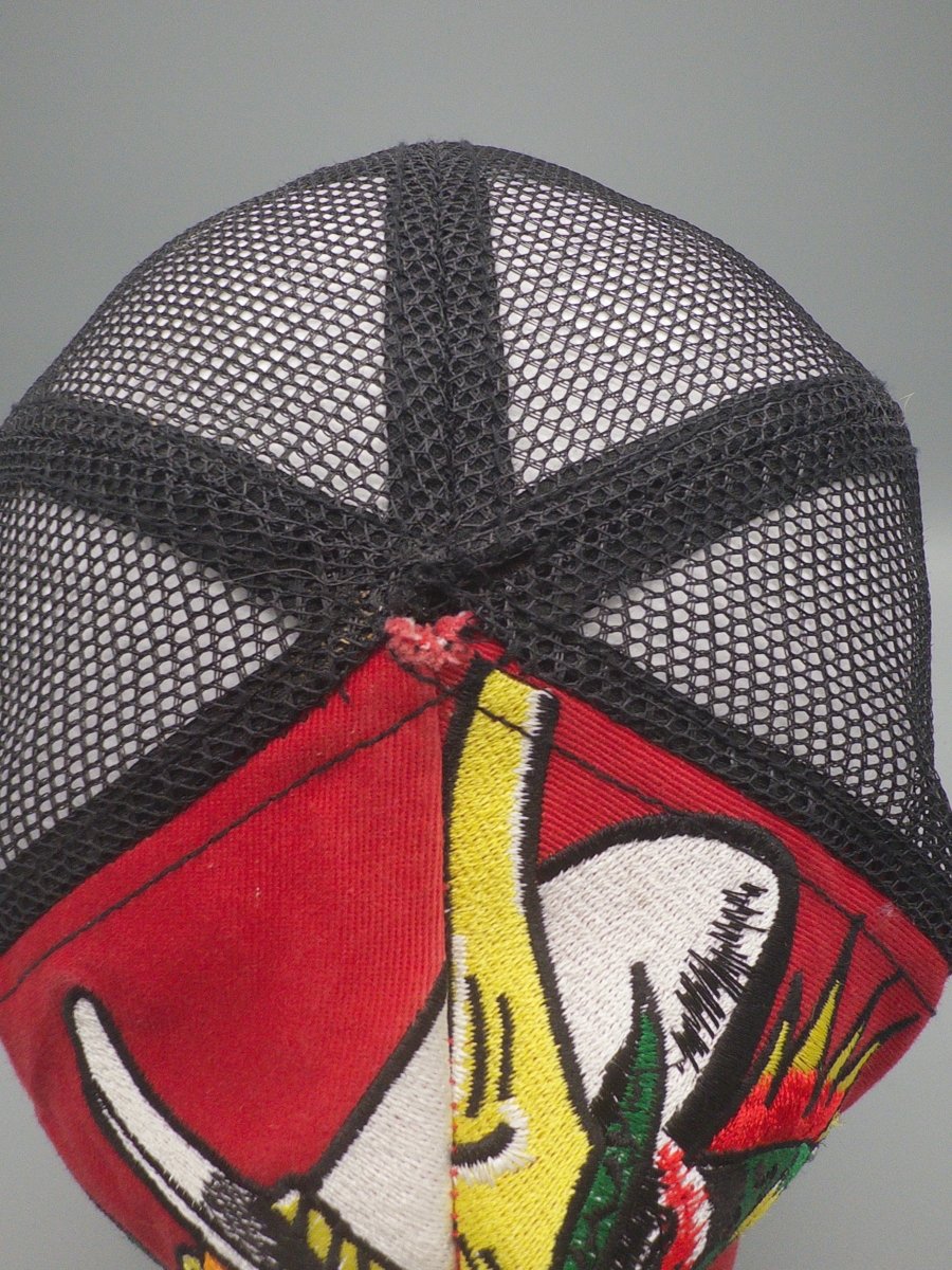 Ed Hardy Archive "Dragon" Trucker Cap - Red Y2K Tattoo Art - Past Pieces
