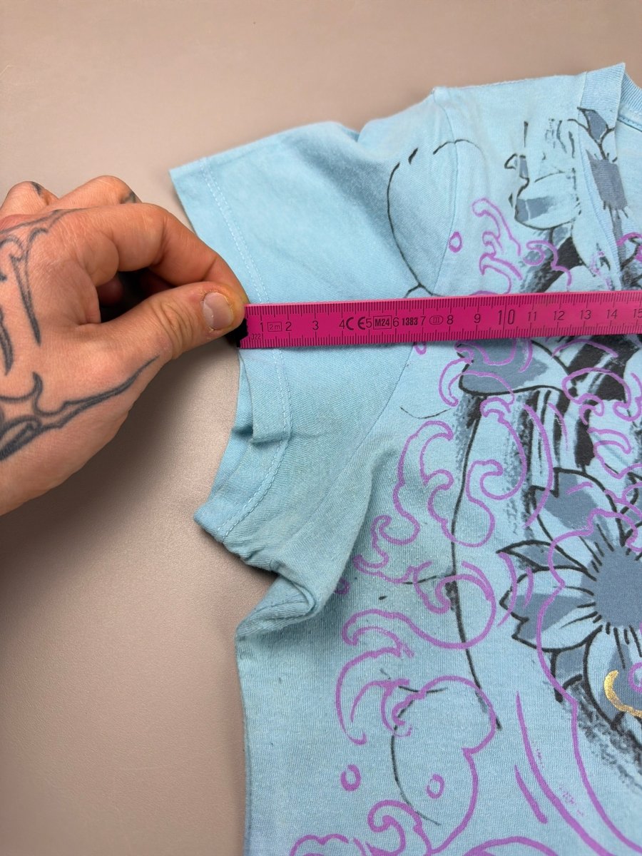Ed Hardy Archive "Koi Fish" Tattoo Tee - Blue Purple Ombré - Past Pieces