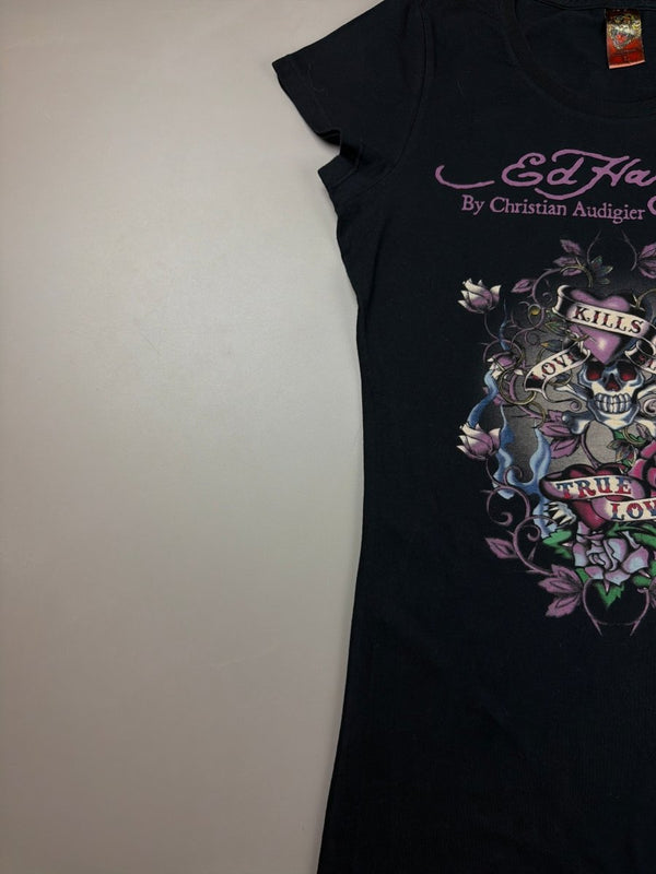 Ed Hardy Archive "Love Kills Slowly" Graphic Tee - Black