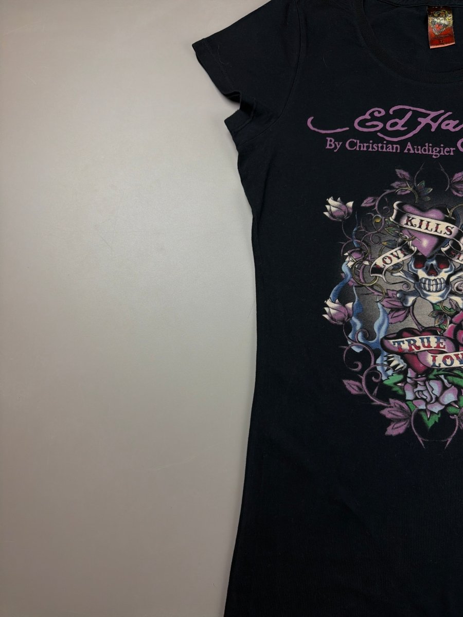 Ed Hardy Archive "Love Kills Slowly" Graphic Tee - Black - Past Pieces