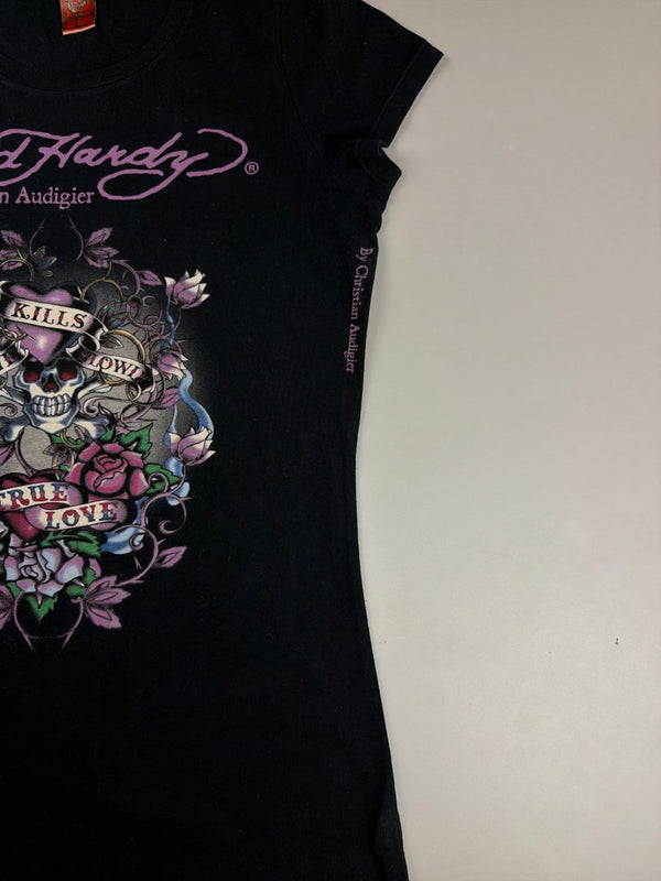 Ed Hardy Archive "Love Kills Slowly" Graphic Tee - Black