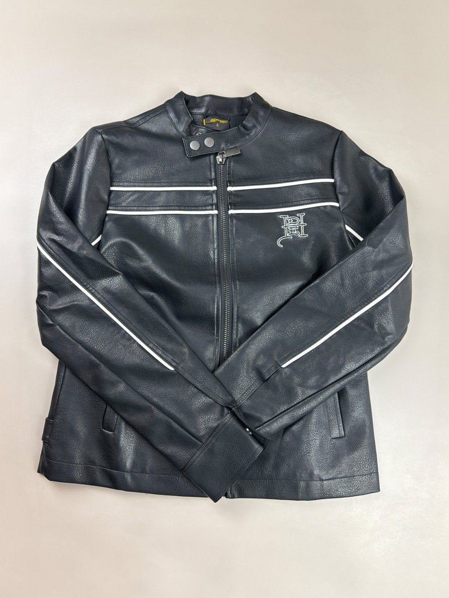 Ed Hardy Archive "Panther Lightning" Moto Jacket - Black - Past Pieces
