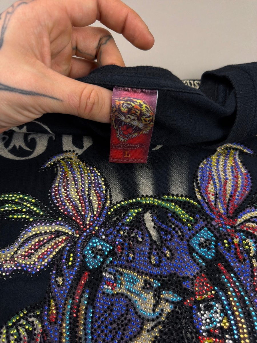 Ed Hardy Archive "Tattoo Gem" Longsleeve - Black - Past Pieces