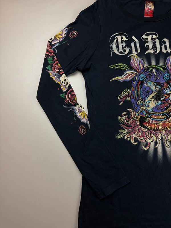 Ed Hardy Archive "Tattoo Gem" Longsleeve - Black