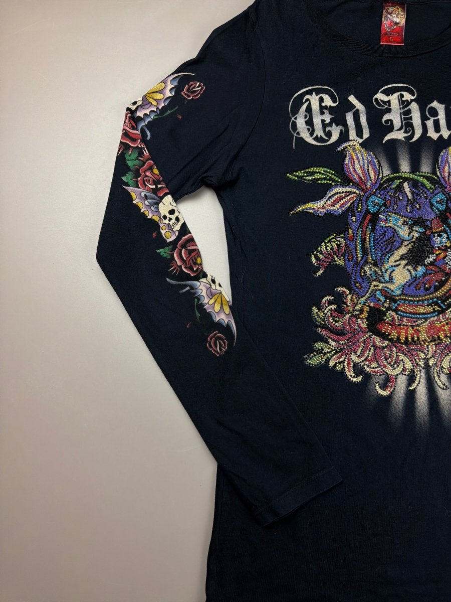 Ed Hardy Archive "Tattoo Gem" Longsleeve - Black - Past Pieces