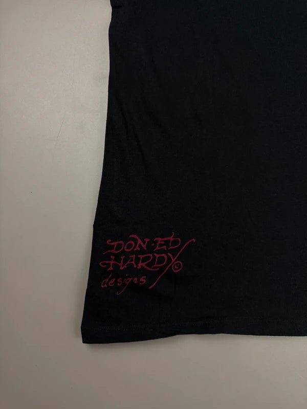 Ed Hardy by Christian Audigier Archive "Love Kills Slowly" Rhinestone Tee - Black - Past Pieces