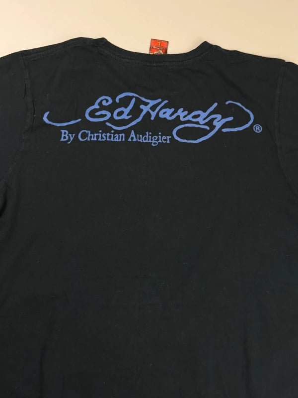 Ed Hardy By Christian Audigier Archive "Love Kills Slowly" Tattoo Tee - All Black - Past Pieces