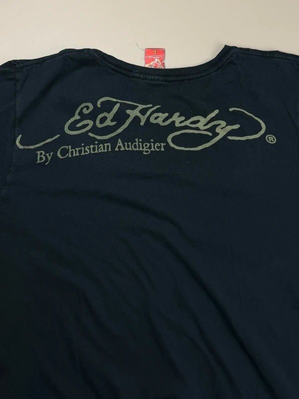 Ed Hardy by Christian Audigier Archive "Serpent Blade" Tee - Black - Past Pieces