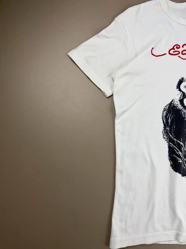 Ed Hardy "Revolver" Tattoo Graphic Tee - White/Red