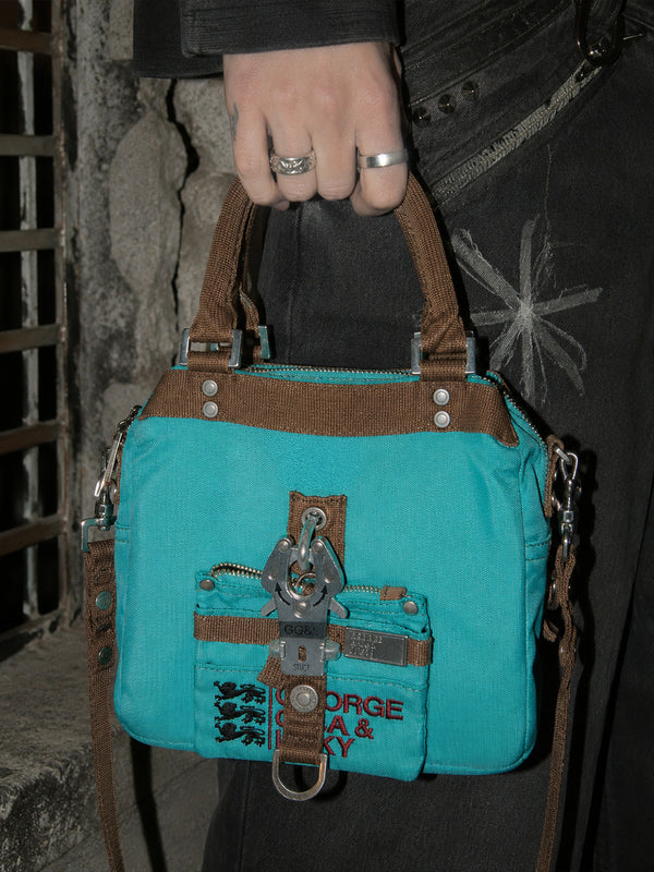 George Gina & Lucy Archive "Pre-Perfect" Handbag - Turquoise Brown