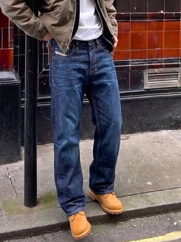 Diesel Archive "Larkee" Denim Jeans - Faded Indigo Wash