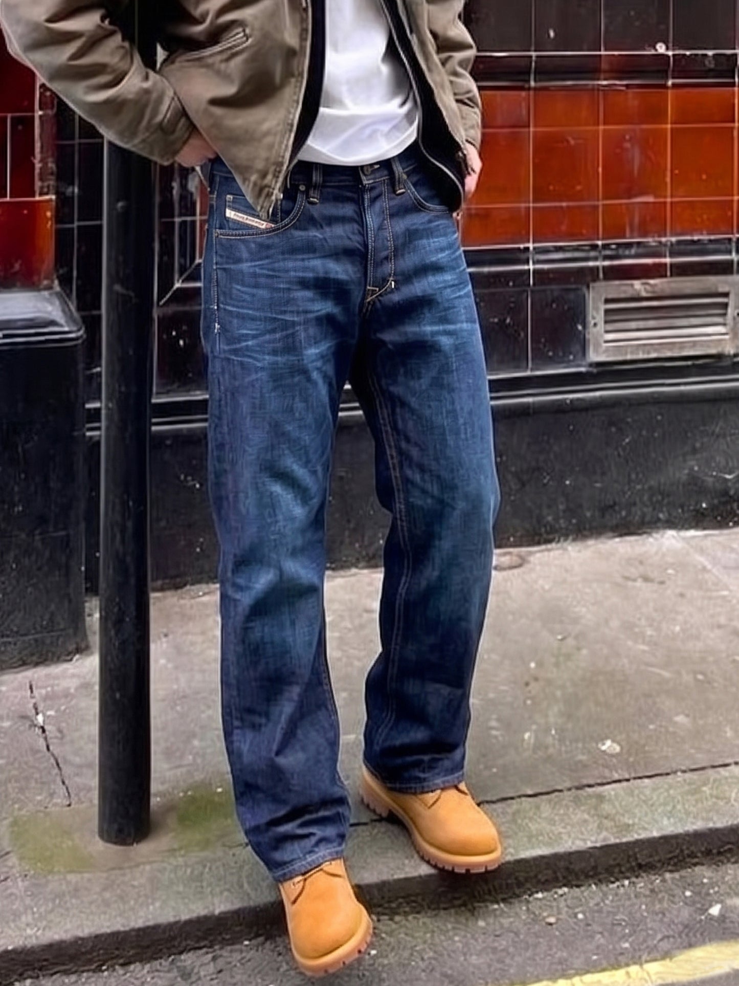 Diesel Archive "Larkee" Denim Jeans - Faded Indigo Wash