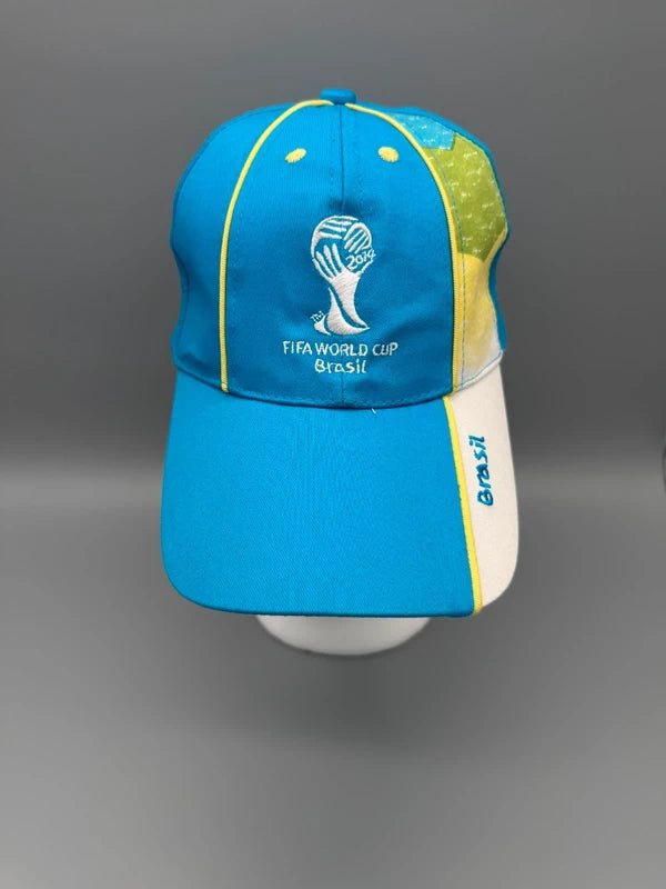 FIFA World Cup 2014 Official "Brasil" Cap - Cyan Blue