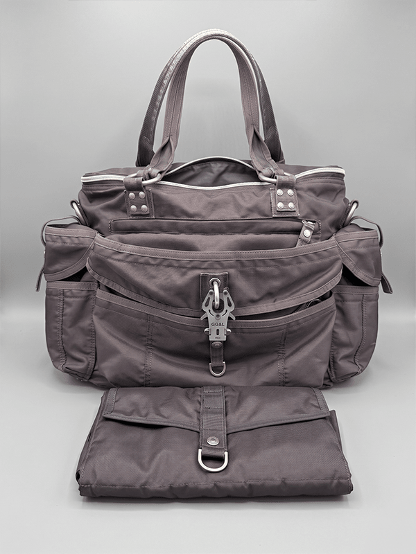George Gina & Lucy Archive "BABY2GO" Utility Tote - Charcoal Grey