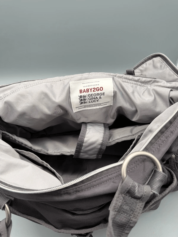 George Gina & Lucy Archive "BABY2GO" Utility Tote - Charcoal Grey - Past Pieces