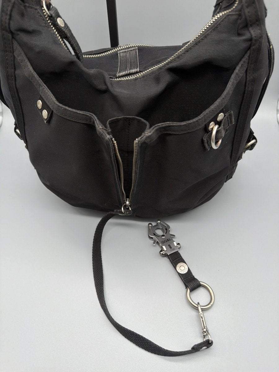 George Gina & Lucy Archive "Banana Split" Hobo Bag - All Black - Past Pieces