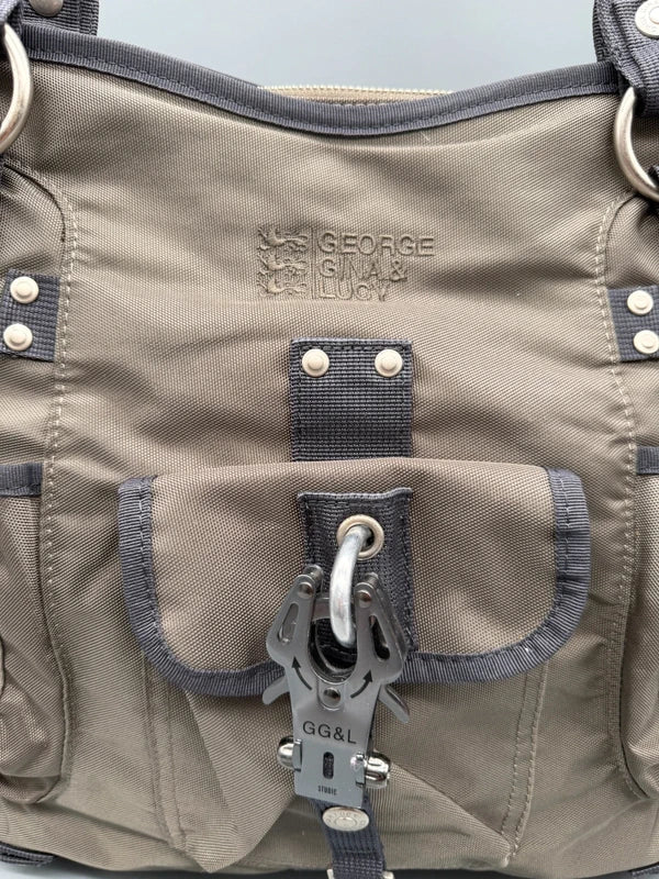George Gina & Lucy Archive "Dia_monde" Shoulder Bag - Khaki Utilitarian