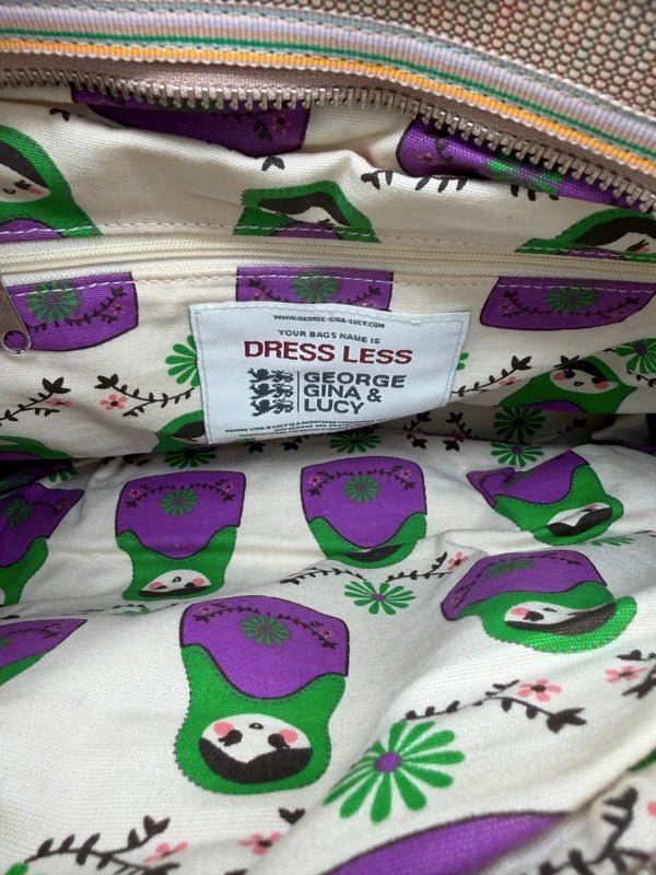George Gina & Lucy Archive "Dress Less" Multi Pocket Bag - Multicolor Rainbow - Past Pieces