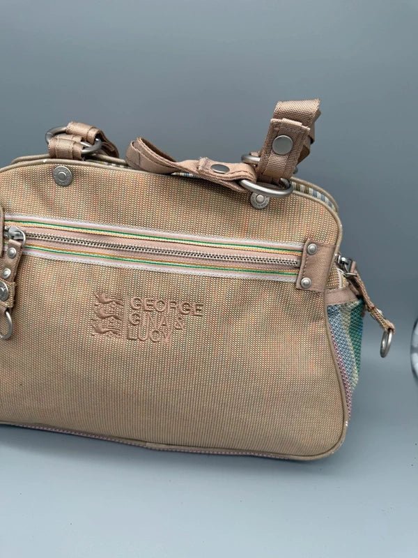 George Gina & Lucy Archive "Dress Less" Multi Pocket Bag - Multicolor Rainbow - Past Pieces