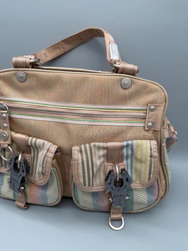 George Gina & Lucy Archive "Dress Less" Multi Pocket Bag - Multicolor Rainbow