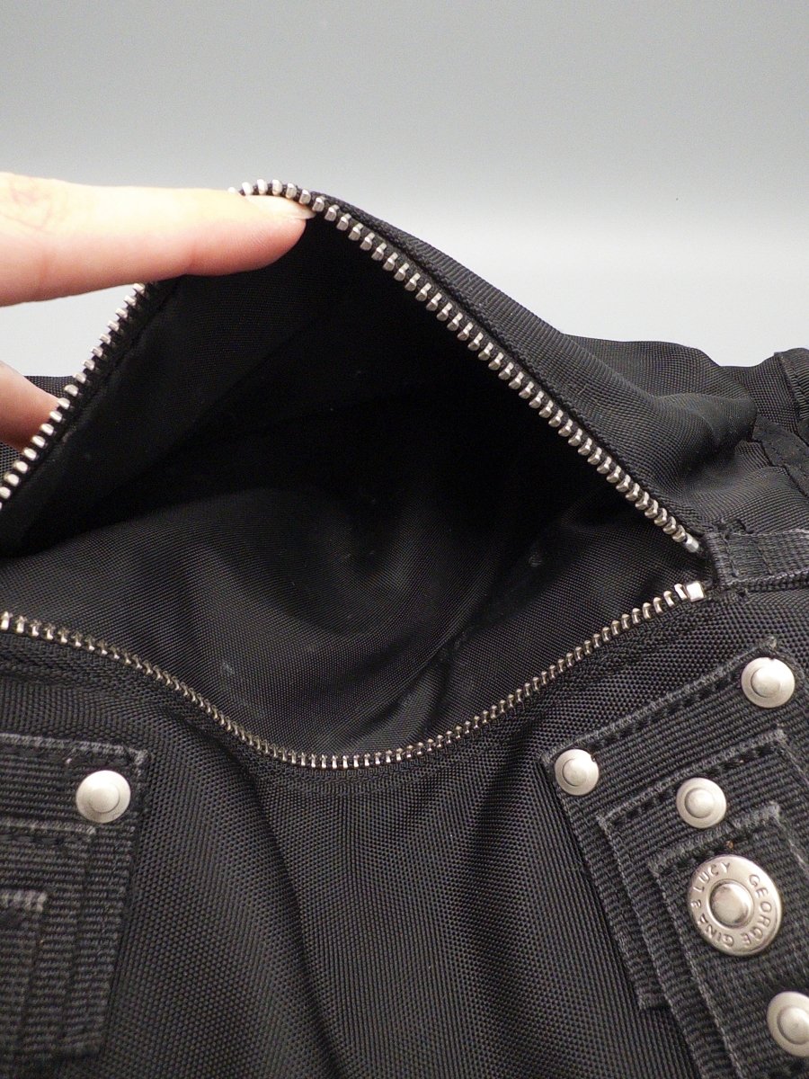 George Gina & Lucy Archive "Haute Hip" Bag - All Black - Past Pieces