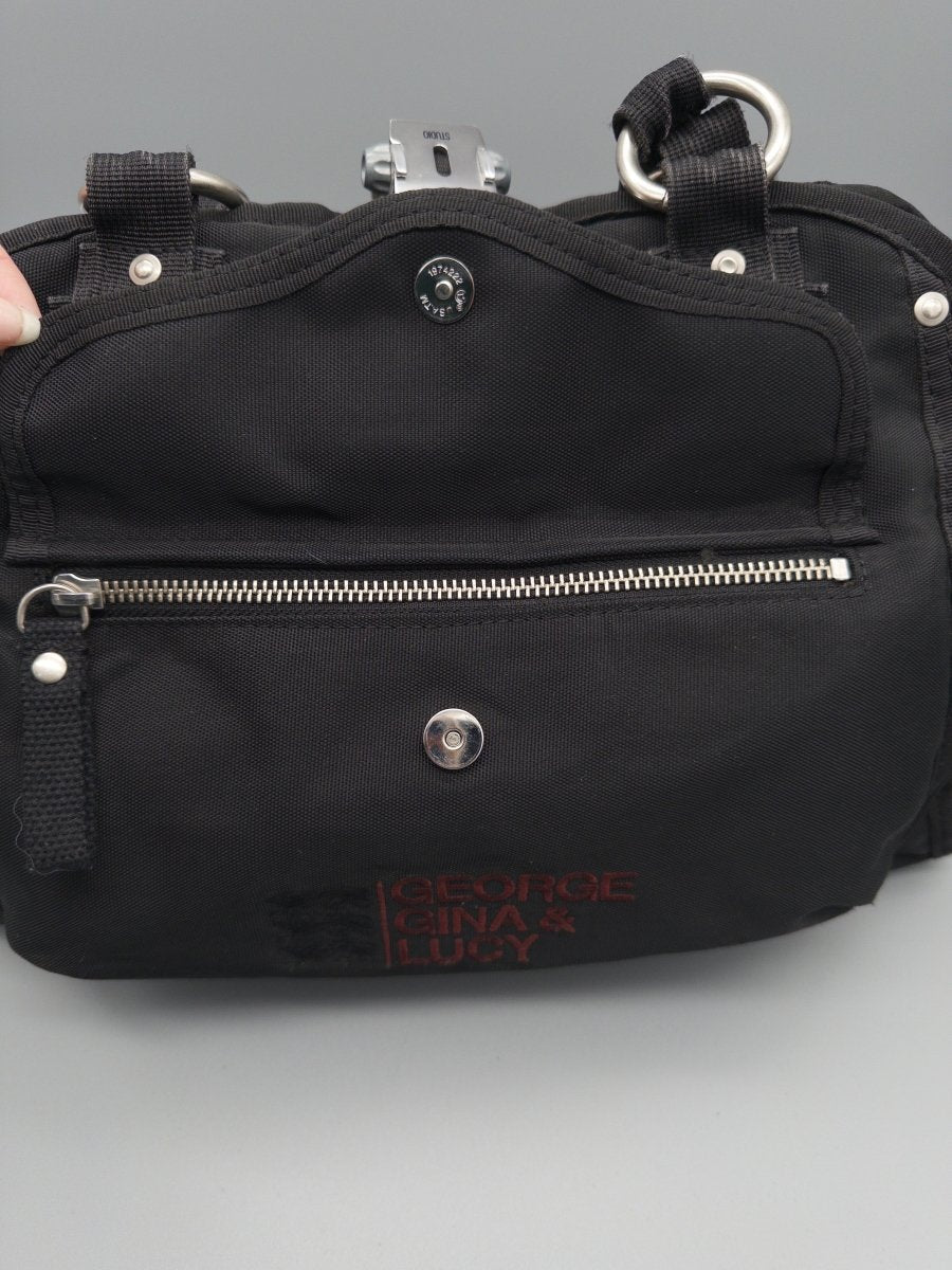 George Gina & Lucy Archive "Haute Hip" Bag - All Black - Past Pieces
