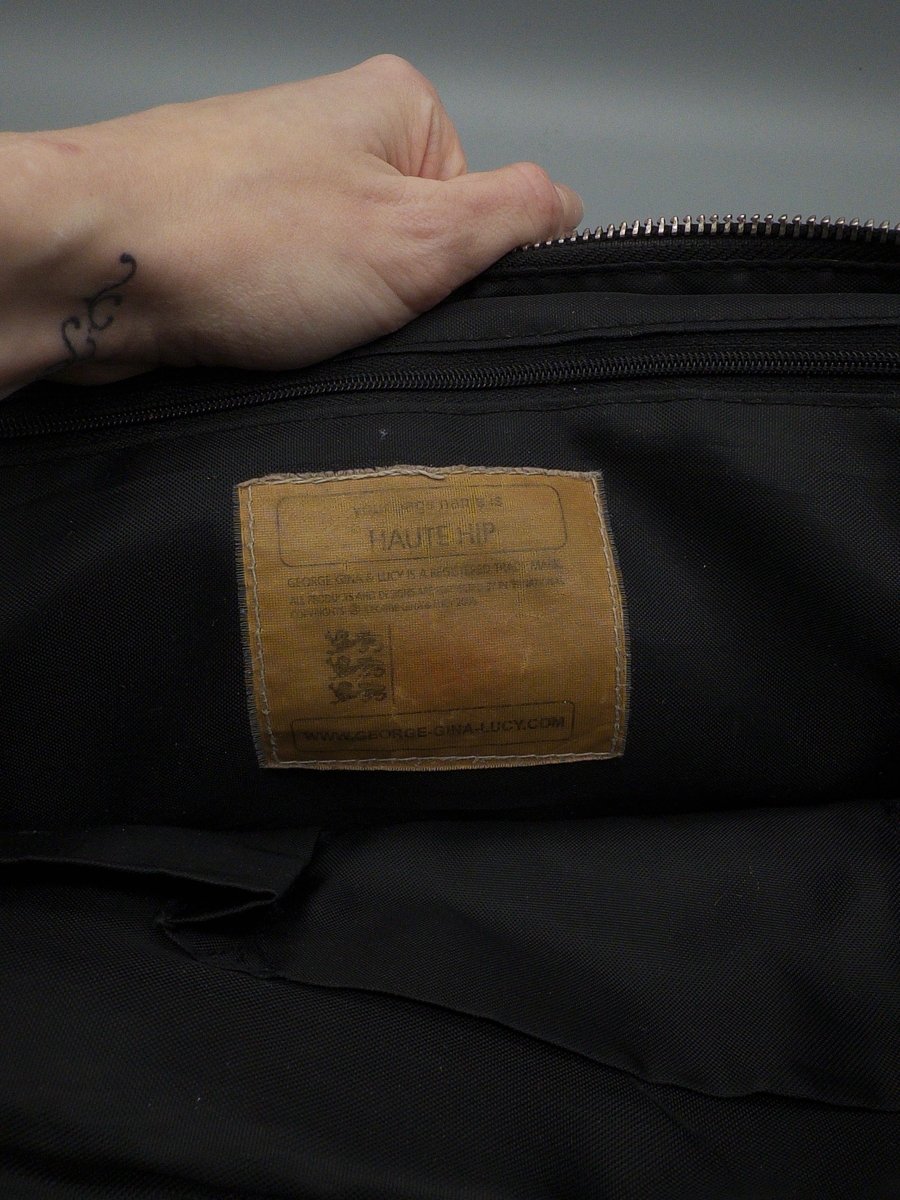George Gina & Lucy Archive "Haute Hip" Bag - All Black - Past Pieces