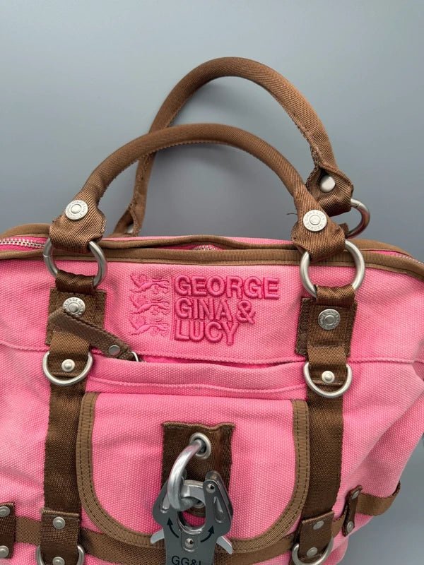 George Gina & Lucy Archive "Illegal Jailed" Utility Bag - Pink