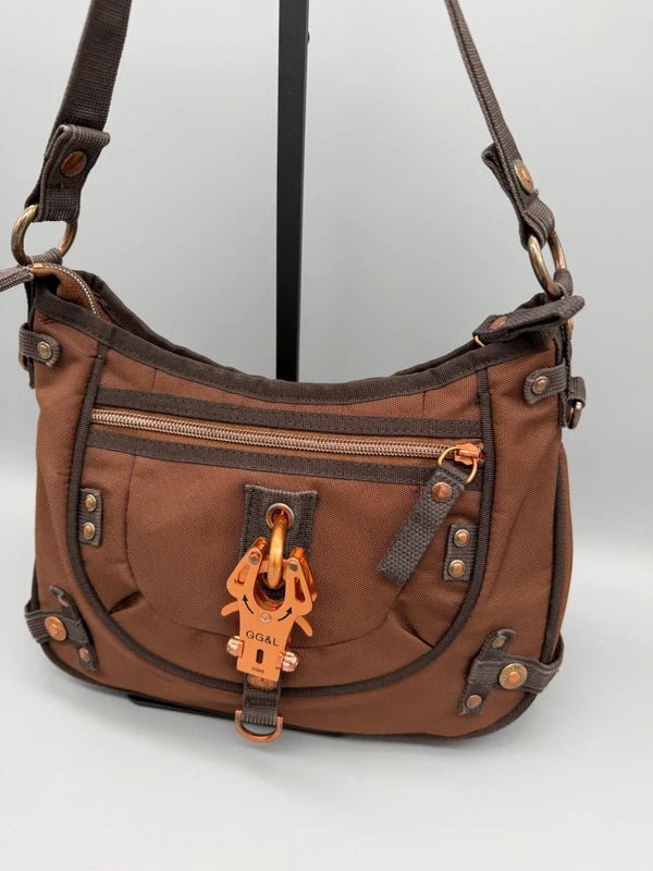 George Gina & Lucy Archive "Me Lalaland" Shoulder Bag - Brown Earth Tones