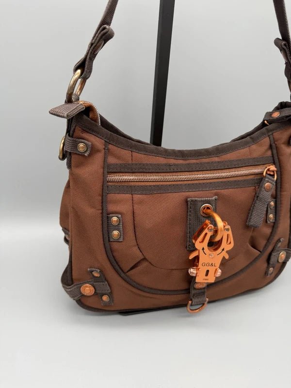 George Gina & Lucy Archive "Me Lalaland" Shoulder Bag - Brown Earth Tones