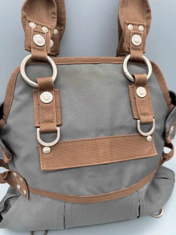 George Gina & Lucy Archive "Mom Said Dad Said" Utility Bag - Grey & Brown - Past Pieces