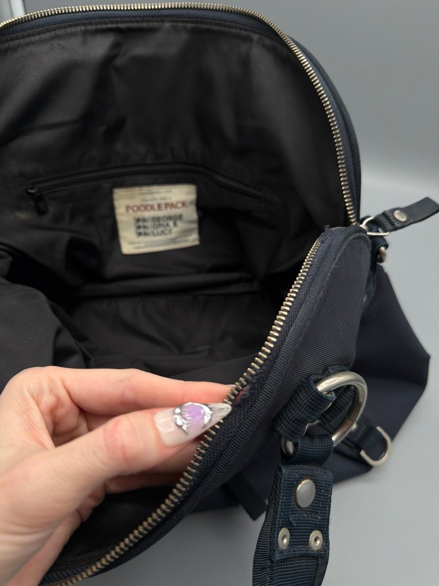 George Gina & Lucy Archive "Poodle Pack" Utility Bag - Midnight Navy - Past Pieces