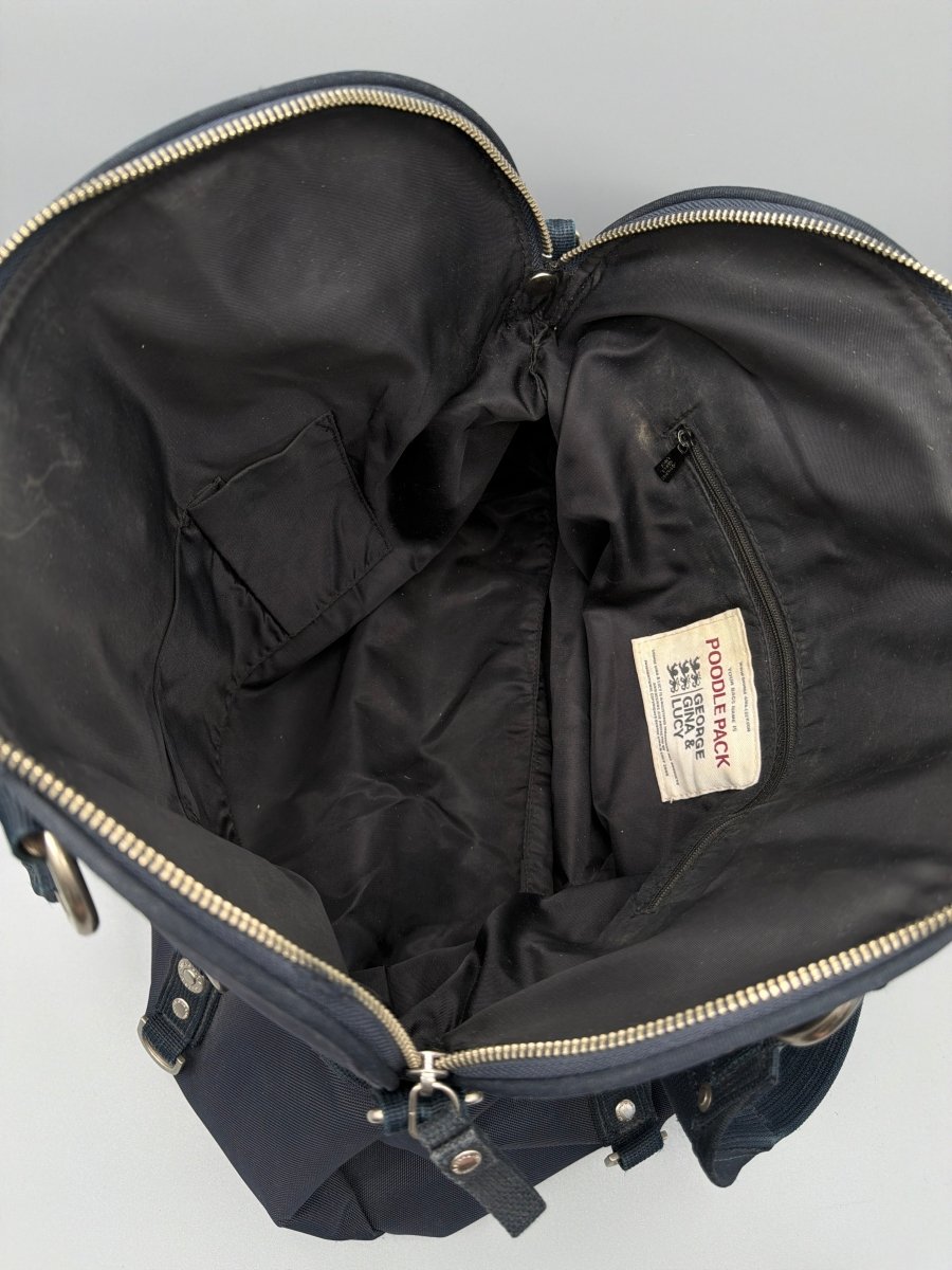 George Gina & Lucy Archive "Poodle Pack" Utility Bag - Midnight Navy - Past Pieces