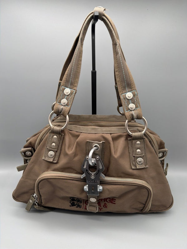 George Gina & Lucy Archive "Sweet Tart" Utility Satchel - Earthy Brown