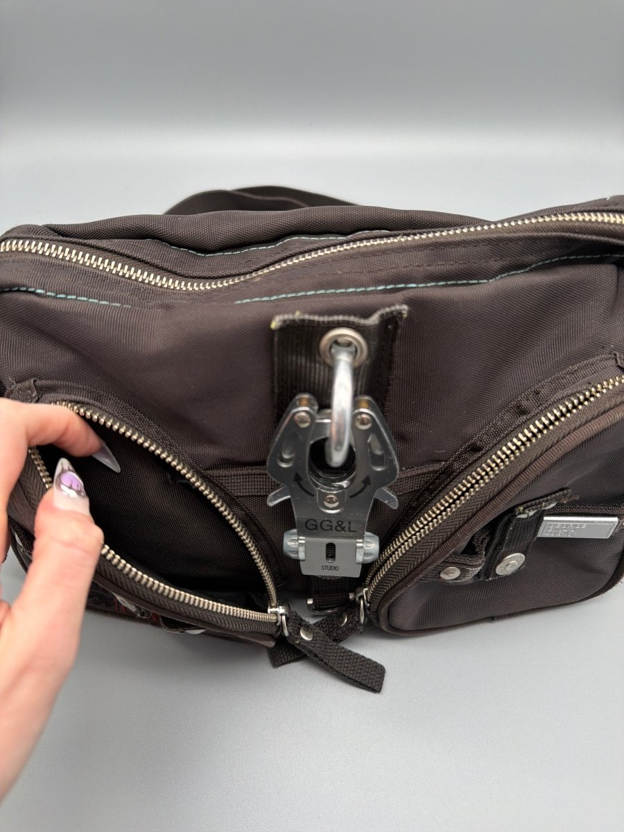 George Gina & Lucy Archive "The Schnitzer" Utility Bag - Chocolate Brown - Past Pieces