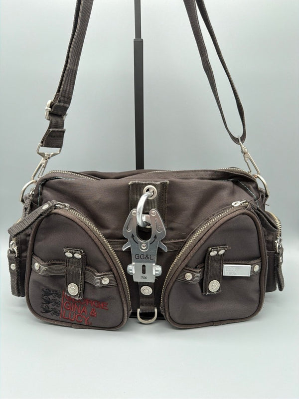George Gina & Lucy Archive "The Schnitzer" Utility Bag - Chocolate Brown