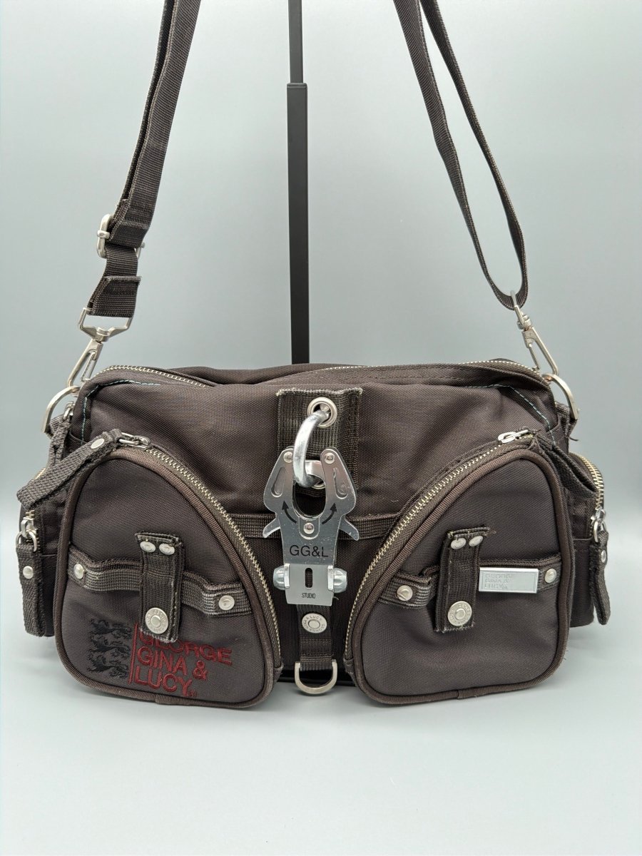 George Gina & Lucy Archive "The Schnitzer" Utility Bag - Chocolate Brown - Past Pieces