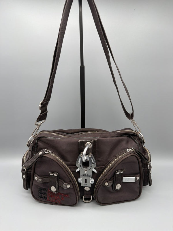 George Gina & Lucy Archive "The Schnitzer" Utility Bag - Chocolate Brown