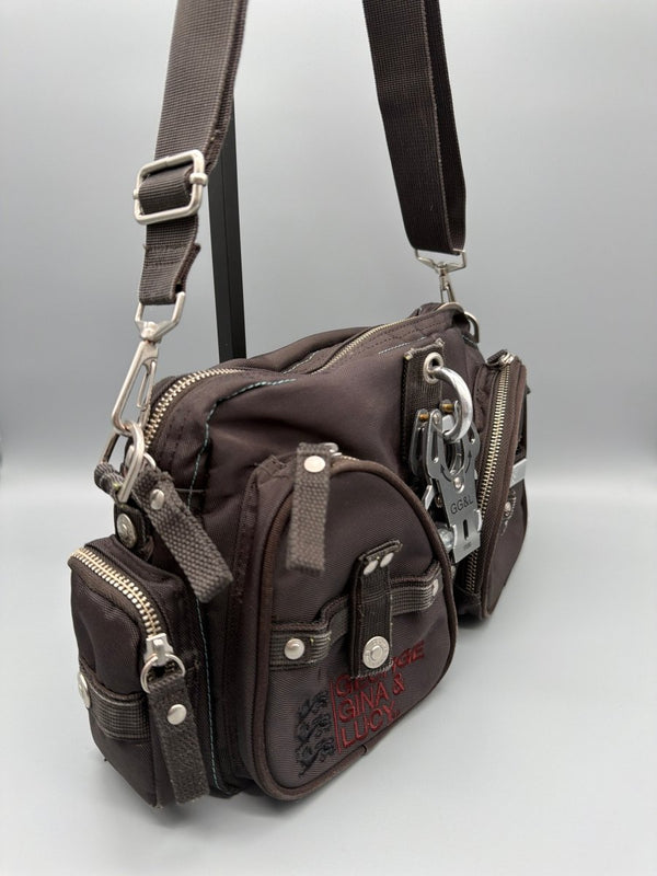 George Gina & Lucy Archive "The Schnitzer" Utility Bag - Chocolate Brown