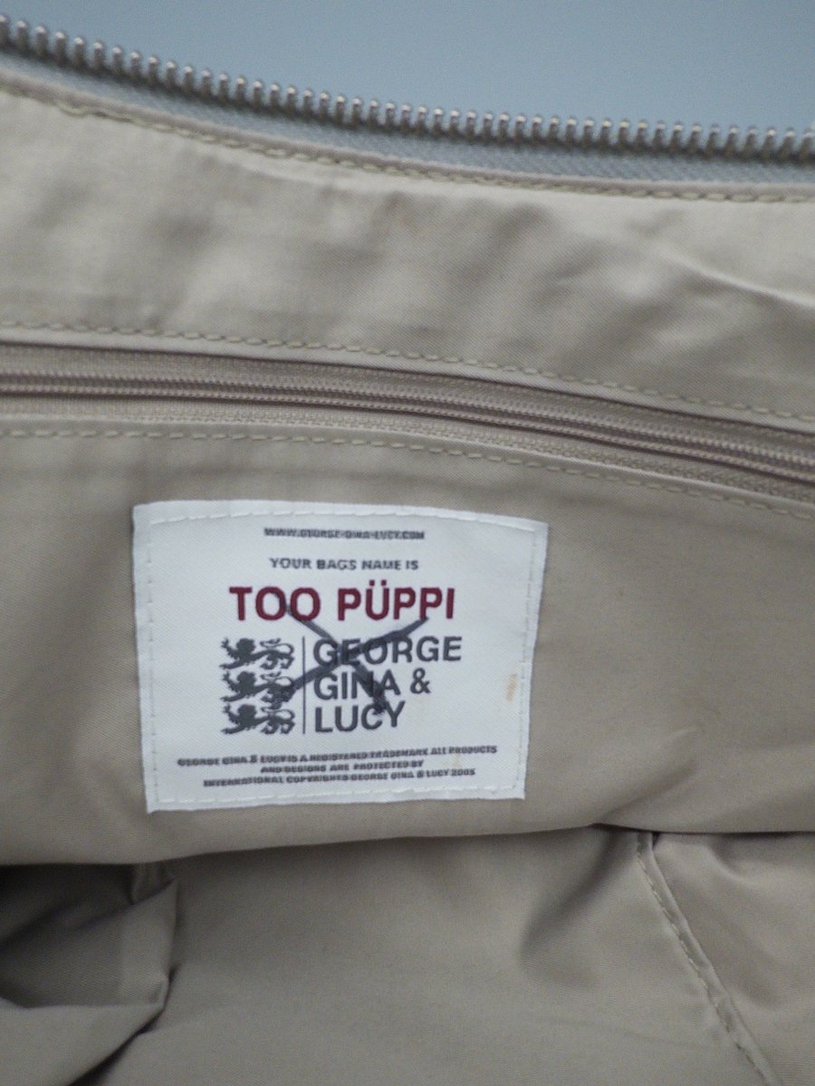 George Gina & Lucy Archive "TOO PÜPPI" Handbag - Silver Grey - Past Pieces