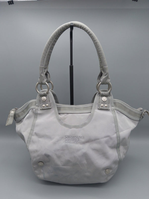 George Gina & Lucy Archive "TOO PÜPPI" Handbag - Silver Grey