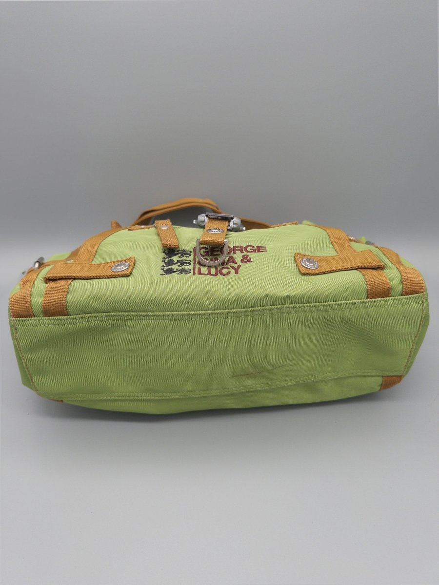 George Gina & Lucy GGL Archive "Popalicious" Shoulder Bag - Cyber Lime & Earthcore - Past Pieces