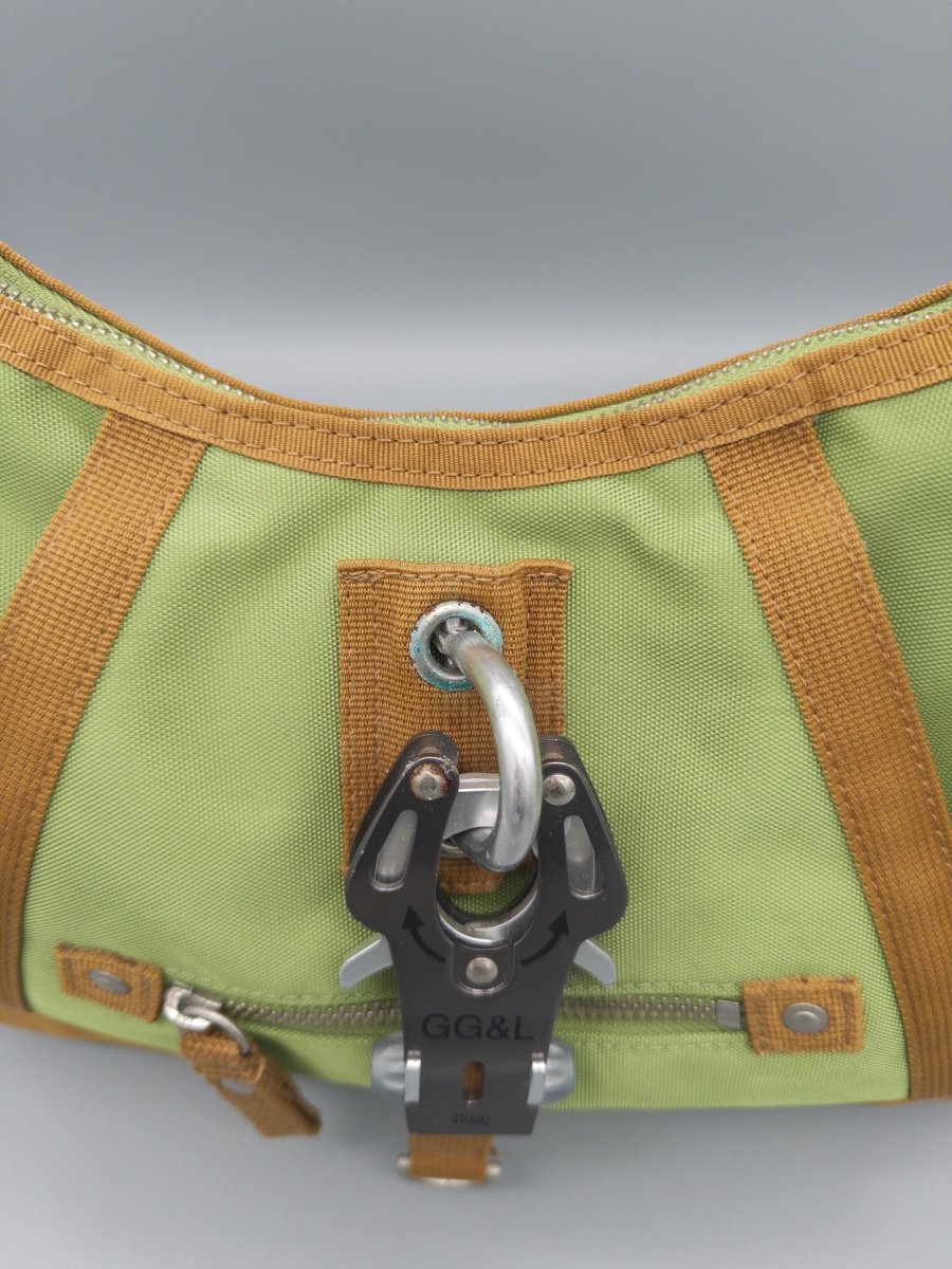 George Gina & Lucy GGL Archive "Popalicious" Shoulder Bag - Cyber Lime & Earthcore - Past Pieces