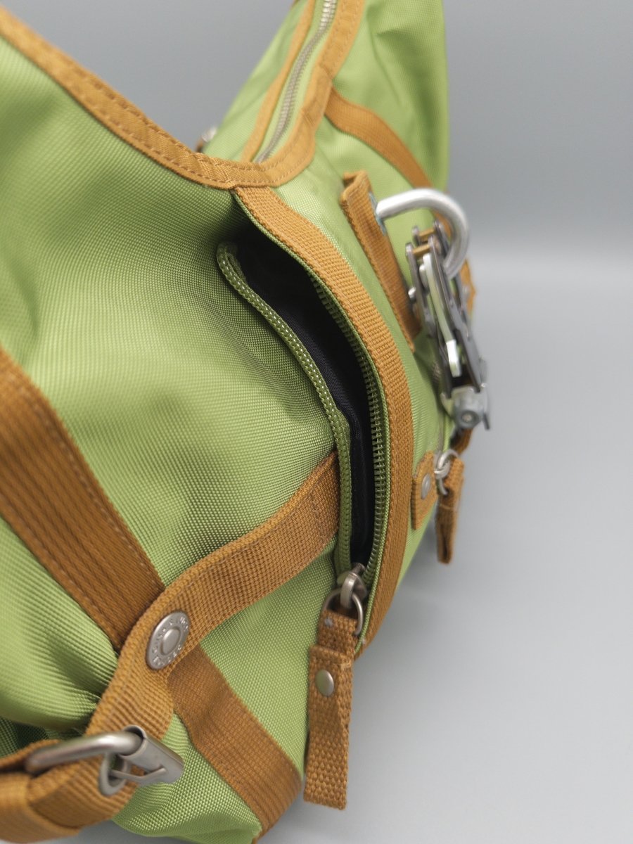 George Gina & Lucy GGL Archive "Popalicious" Shoulder Bag - Cyber Lime & Earthcore - Past Pieces