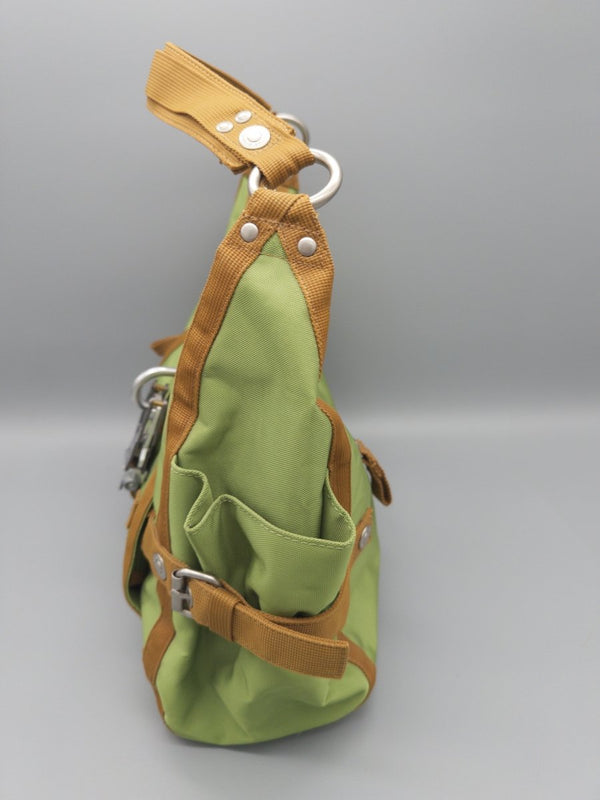 George Gina & Lucy GGL Archive "Popalicious" Shoulder Bag - Cyber Lime & Earthcore