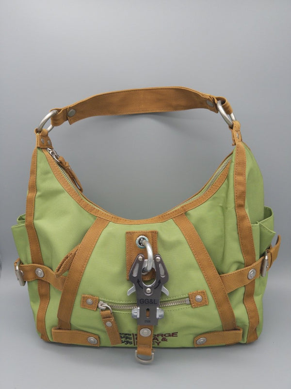 George Gina & Lucy GGL Archive "Popalicious" Shoulder Bag - Cyber Lime & Earthcore