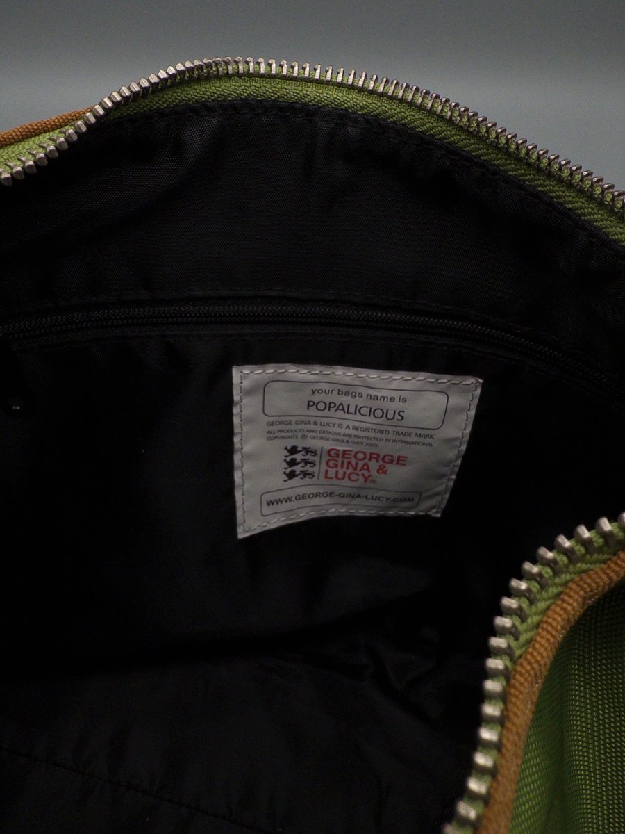 George Gina & Lucy GGL Archive "Popalicious" Shoulder Bag - Cyber Lime & Earthcore - Past Pieces
